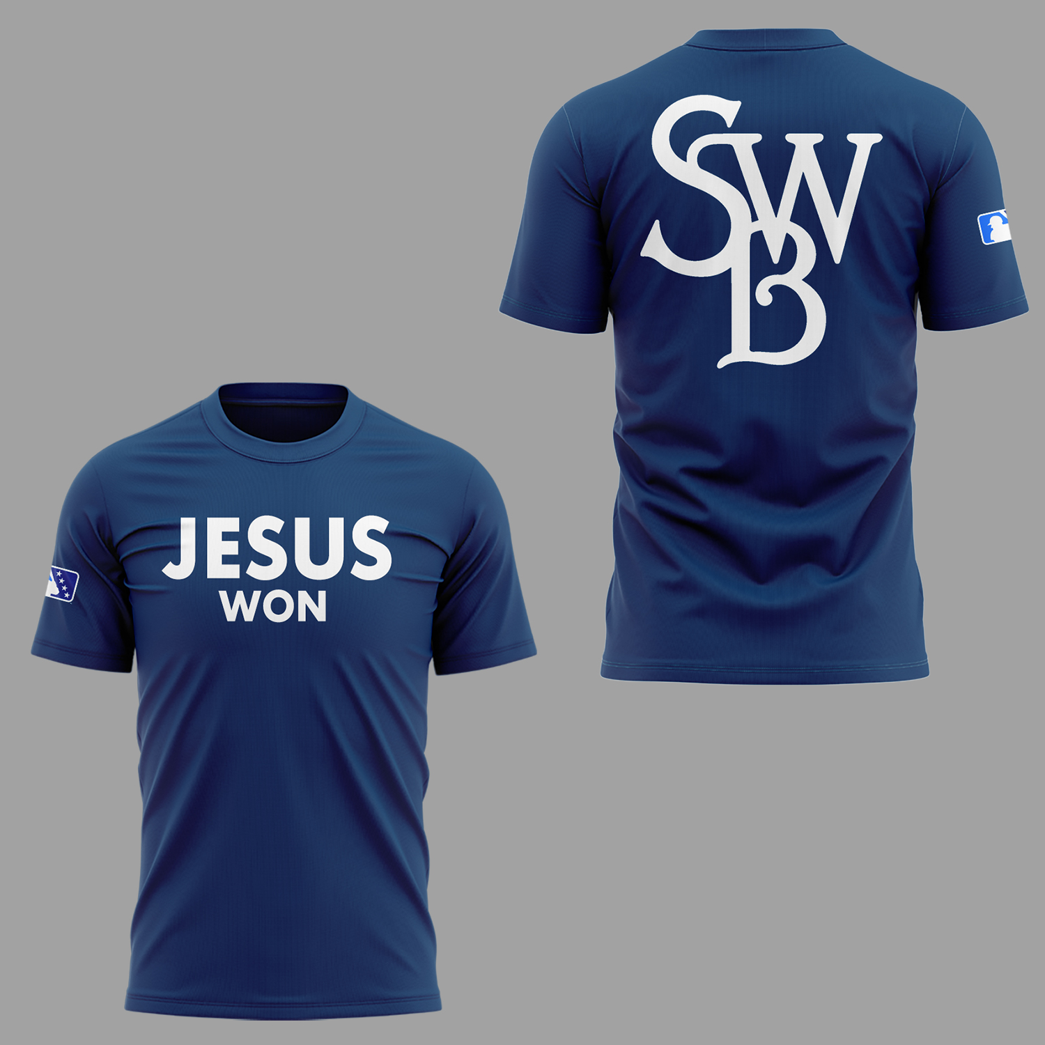 Scranton/Wilkes-Barre RailRiders x Jesus Won 2025 Navy Shirt Scranton/Wilkes-Barre RailRiders x Jesus Won 2025 Navy Shirt