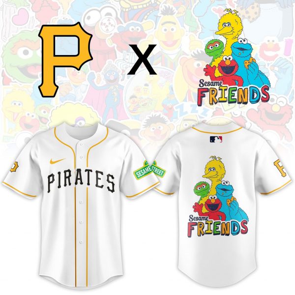 Pittsburgh Pirates 2025 Sesame Street Night Limited Jersey