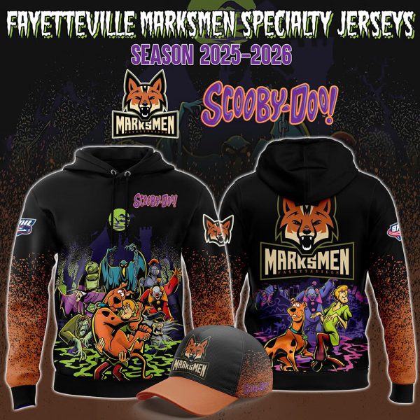 Limited Edition Fayetteville Marksmen x ScooBy-Doo Night 2025 Hoodie