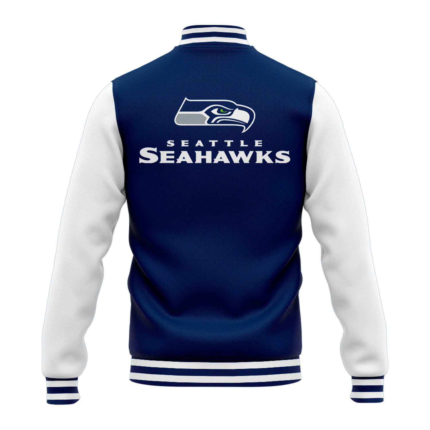 Navy/White Seahawks 50th Season Jacket - Special Edition Navy/White Seahawks 50th Season Jacket - Special Edition