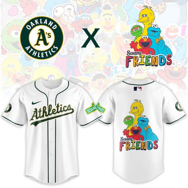 Oakland Athletics 2025 Sesame Street Night Limited Jersey