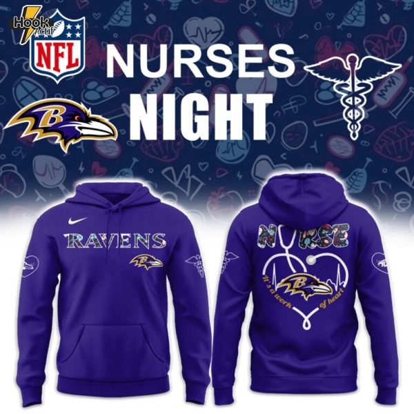 * Baltimore Ravens NURSES NIGHT Hoodie | Jogger | Cap