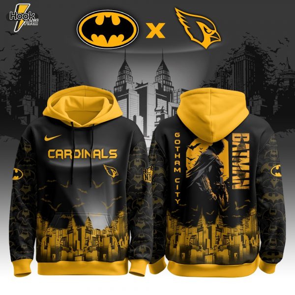 ARI Cardinals Special DC Batman Limited Edition Hoodie