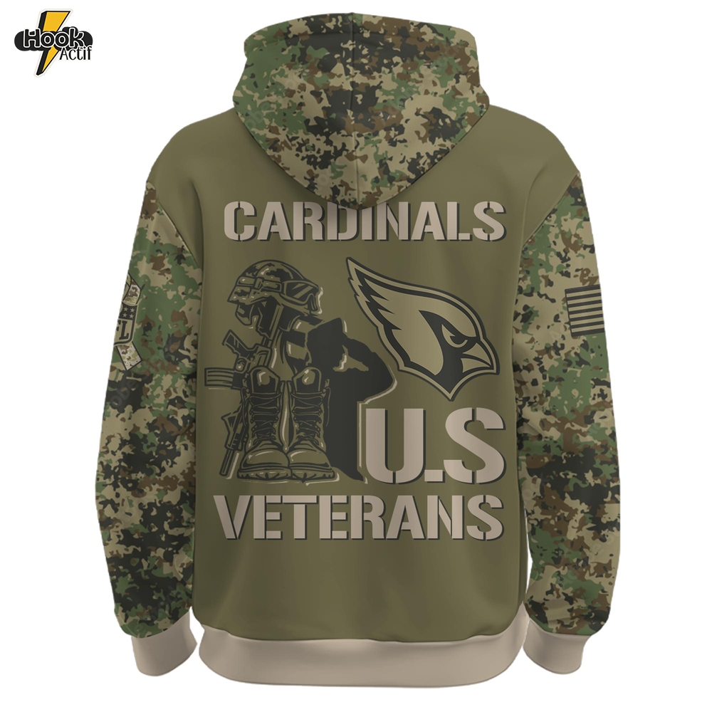 Arizona Cardinals x U.S Veteran Day Night Game 2025 Hoodie Set Arizona Cardinals x U.S Veteran Day Night Game 2025 Hoodie Set