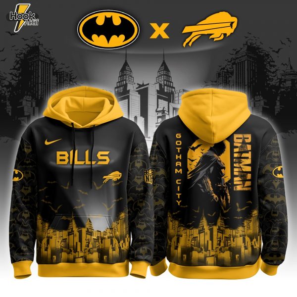 BUF Bills Special DC Batman Limited Edition Hoodie