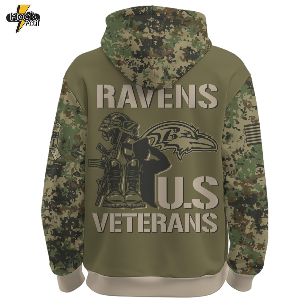 Baltimore Ravens x U.S Veteran Day Night Game 2025 Hoodie Set Baltimore Ravens x U.S Veteran Day Night Game 2025 Hoodie Set