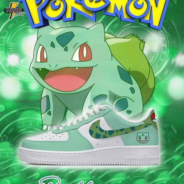Bulbasaur Theme Shoes | Custom Low-Top Sneakers（F8）