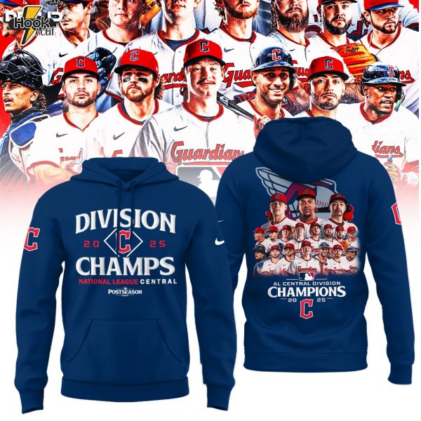 Cleveland Guardians 2025 AL Central Division Champions Limited Edition Hoodie