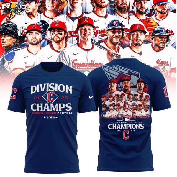 Cleveland Guardians 2025 AL Central Division Champions Limited Edition Shirt