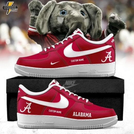 Custom Alabama Crimson Tide Special Edition AF1 Sneakers