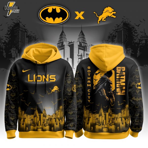 DET Lions Special DC Batman Limited Edition Hoodie