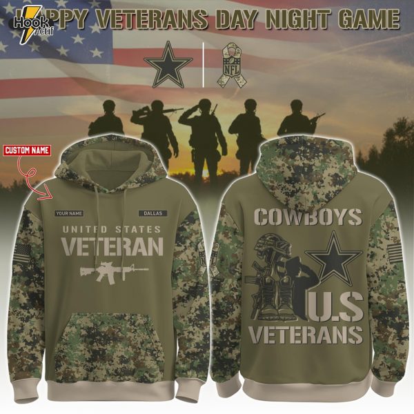 Dallas Cowboys x U.S Veteran Day Night Game 2025 Hoodie Set