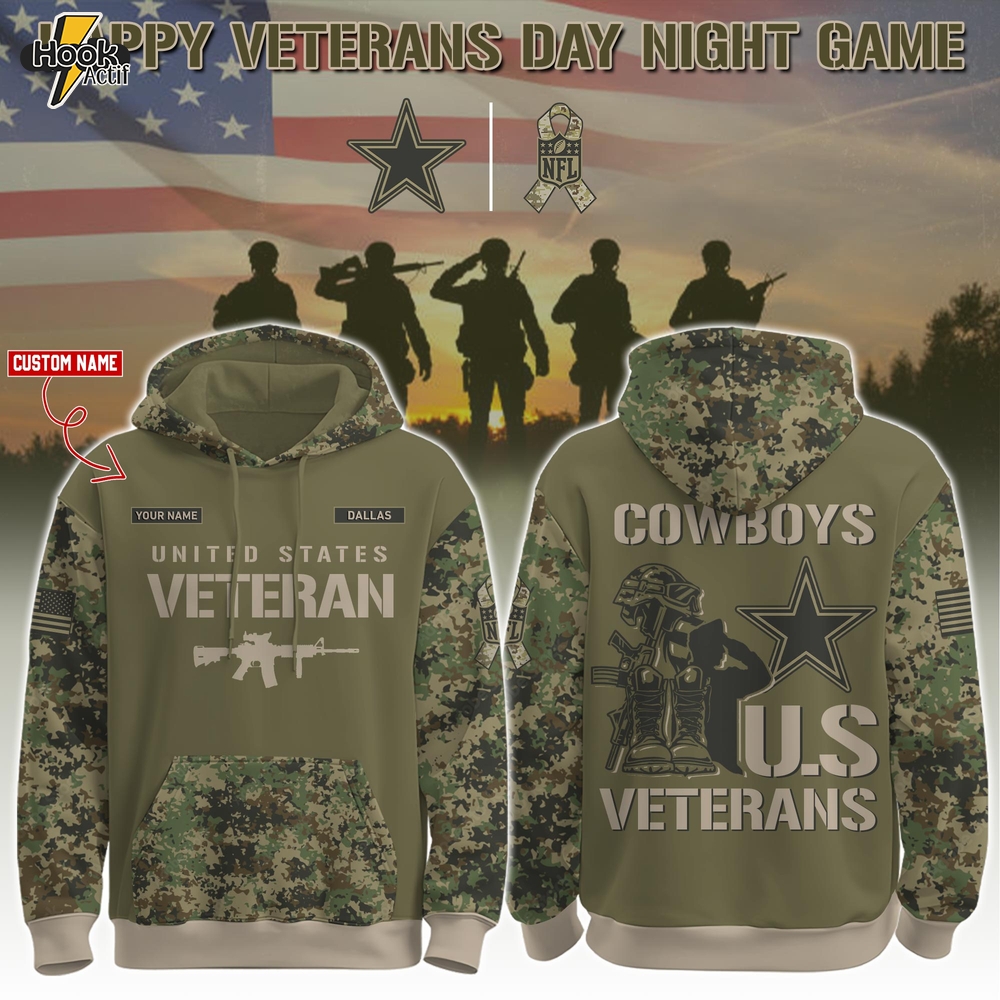 Dallas Cowboys x U.S Veteran Day Night Game 2025 Hoodie Set Dallas Cowboys x U.S Veteran Day Night Game 2025 Hoodie Set
