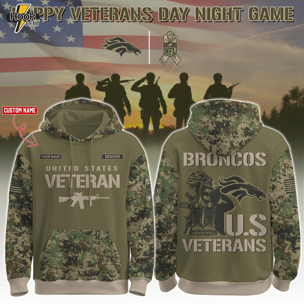 Denver Broncos x U.S Veteran Day Night Game 2025 Hoodie Set Denver Broncos x U.S Veteran Day Night Game 2025 Hoodie Set