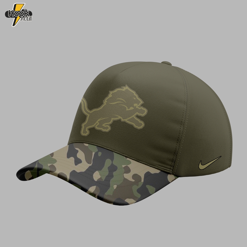 Detroit Lions Nike Olive 2025 Salute to Service Sideline Standard Tshirt Detroit Lions Nike Olive 2025 Salute to Service Sideline Standard Tshirt