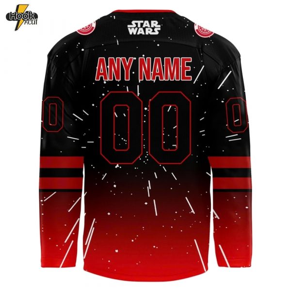Detroit Red Wings x Star Wars Custom Hockey Jersey
