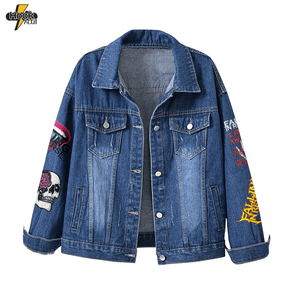 Falling In Reverse Denim Jacket Falling In Reverse Denim Jacket