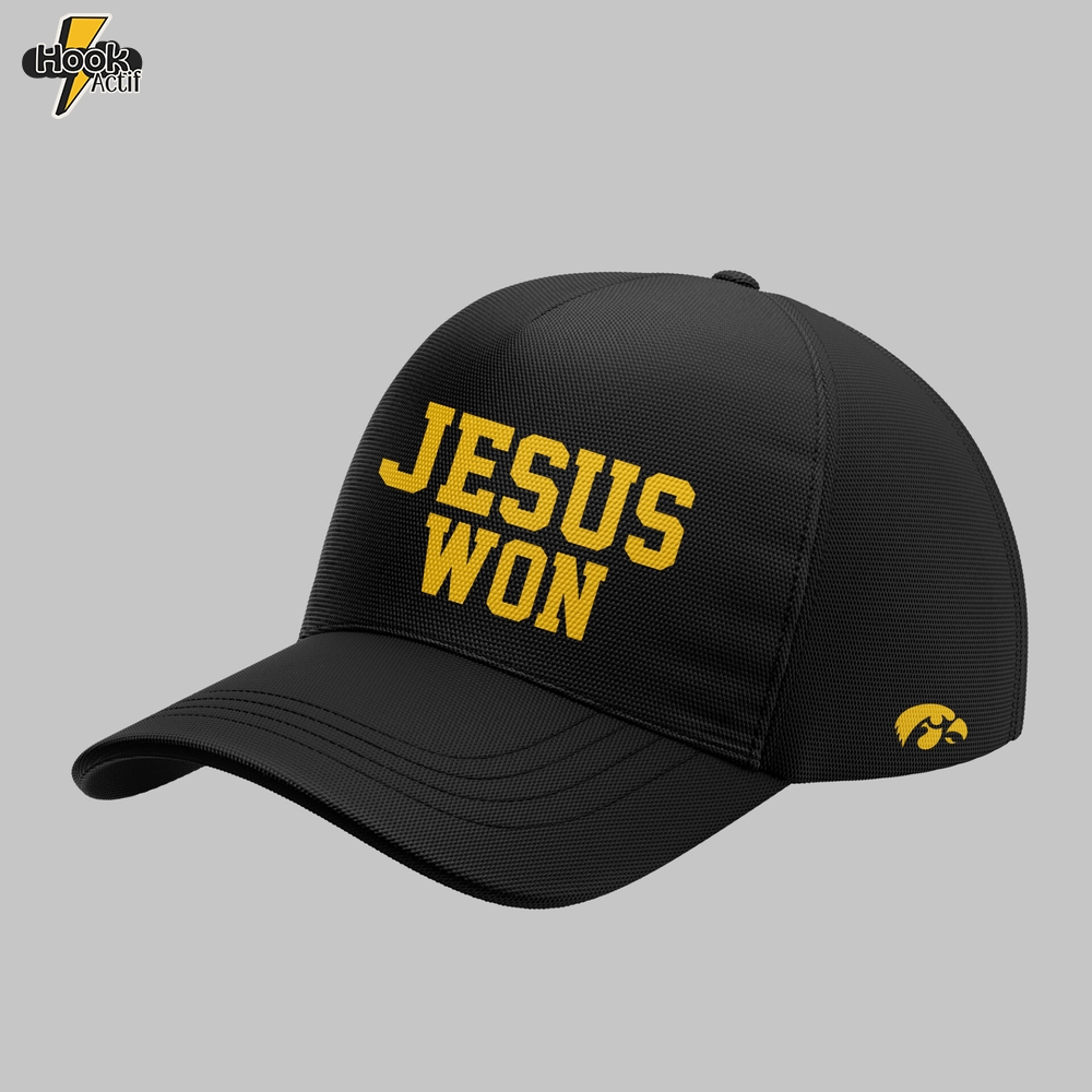 Iowa Hawkeyes Football x JESUS WON 2025 Special Hoodie Set Iowa Hawkeyes Football x JESUS WON 2025 Special Hoodie Set