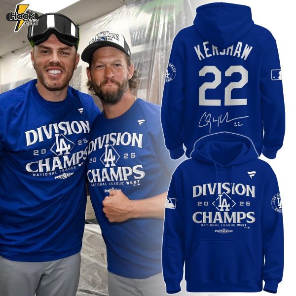 LAD Royal 2025 NL West Division Champions Special Edition Hoodie