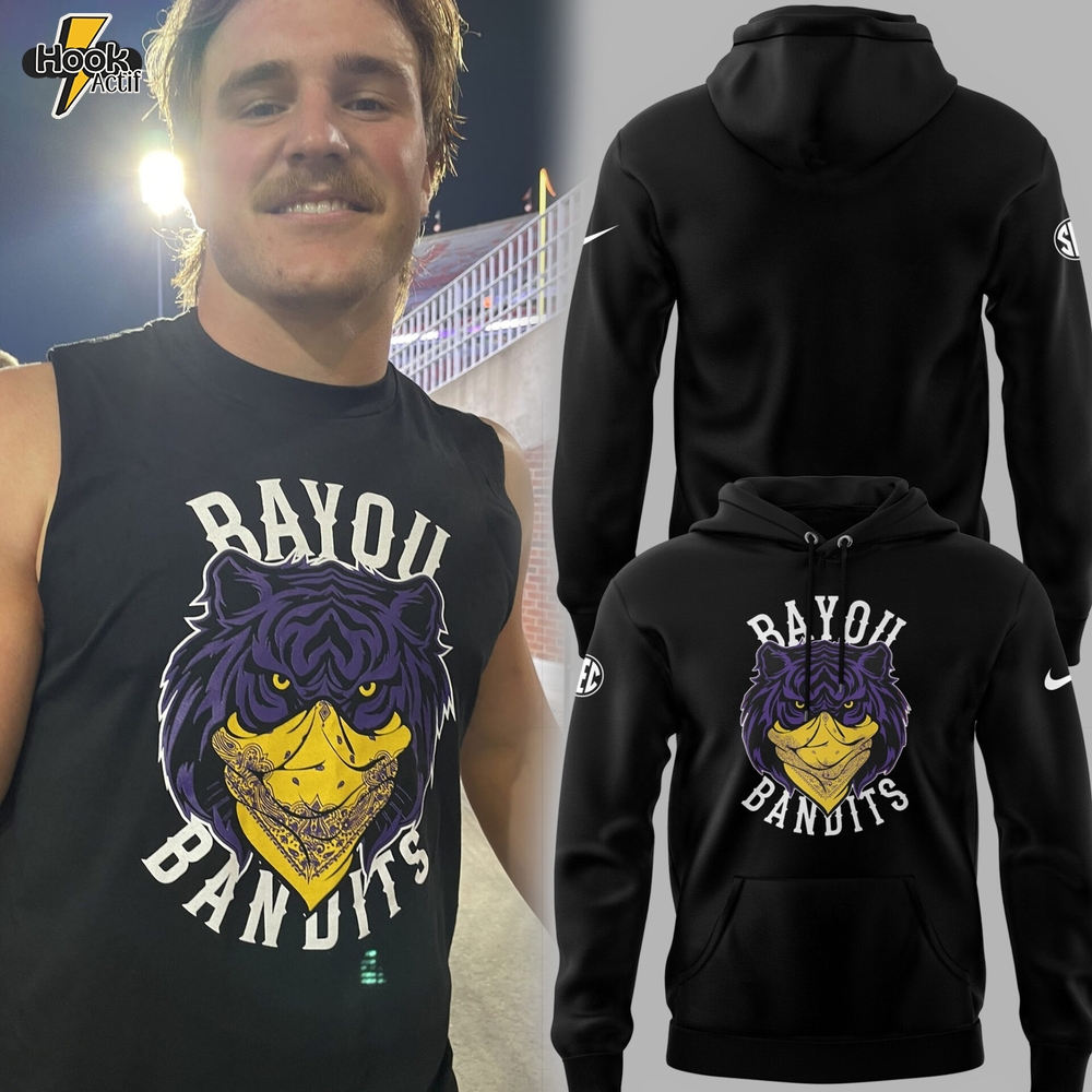 LSU Tigers Bayou Bandits Logo 2025 Limited Edition Hoodie Set LSU Tigers Bayou Bandits Logo 2025 Limited Edition Hoodie Set