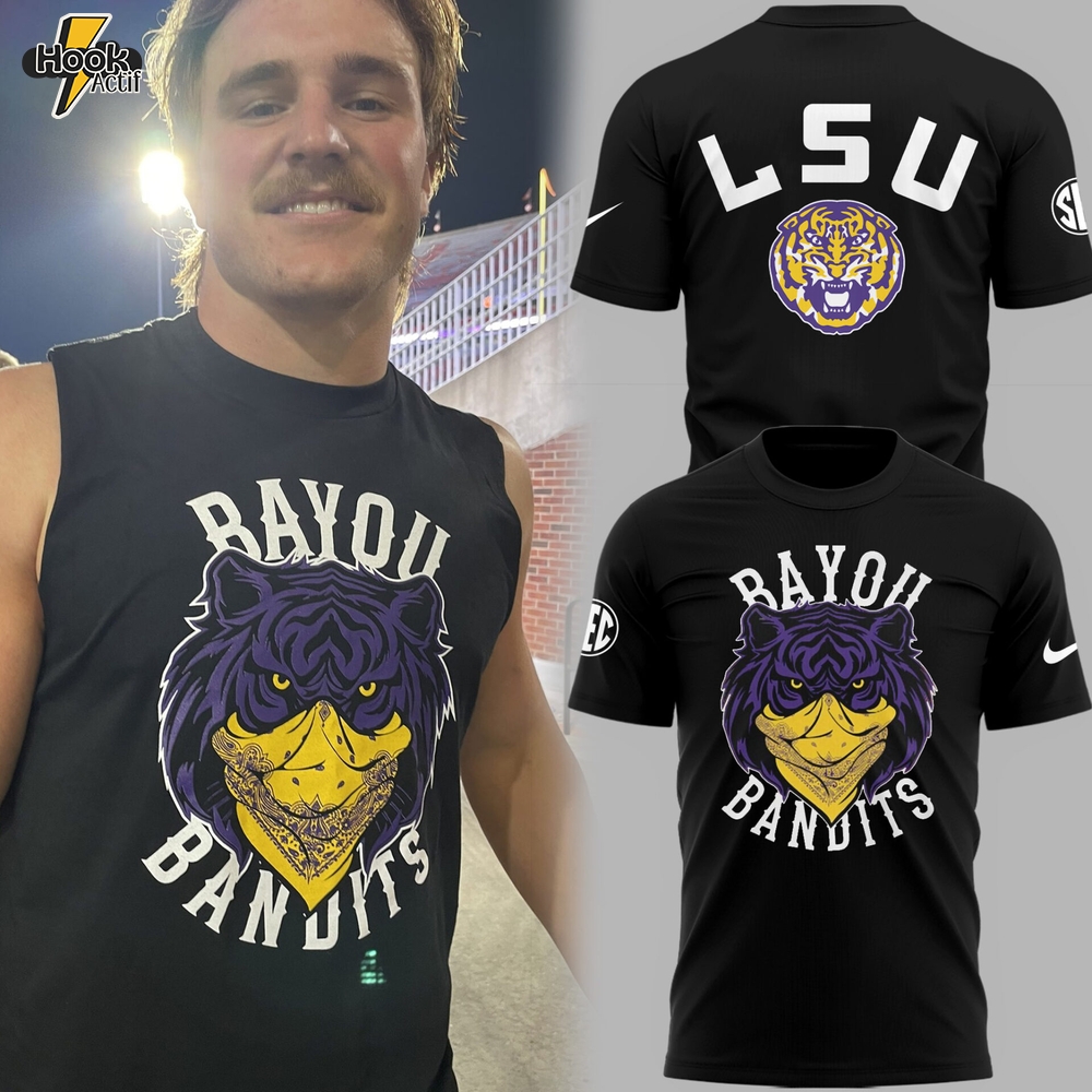 LSU Tigers Bayou Bandits Logo 2025 Limited Edition Shirt LSU Tigers Bayou Bandits Logo 2025 Limited Edition Shirt