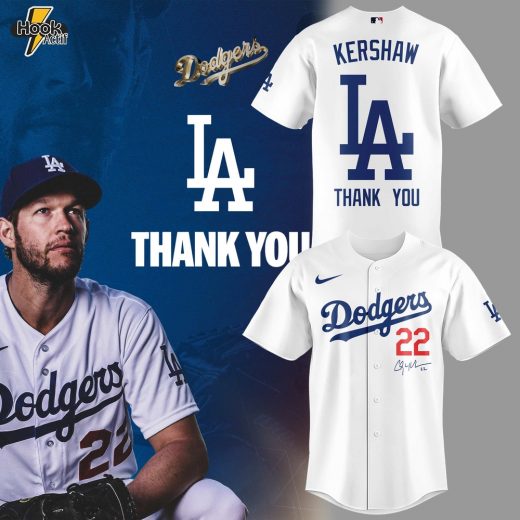 Limited Edition Thank You Clayton Kershaw Jersey-KC09192522