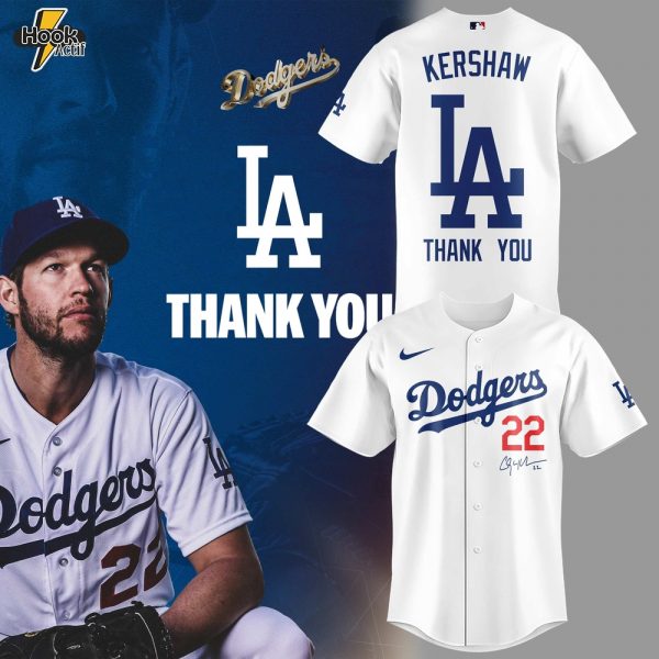 Limited Edition Thank You Clayton Kershaw Jersey-KC09192522