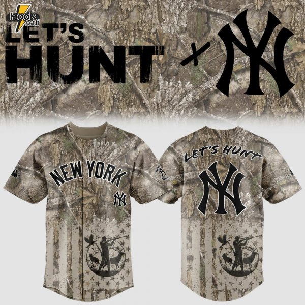 Limited Edition Yankees Baseball Hunting Night Jersey