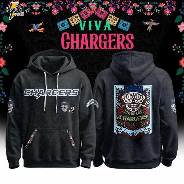 Los Angeles Chargers x Día de los Muertos Hoodie