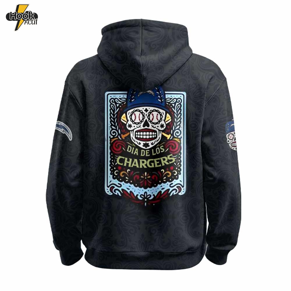 Los Angeles Chargers x Día de los Muertos Hoodie Los Angeles Chargers x Día de los Muertos Hoodie
