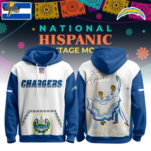 Los Angeles Chargers x El Salvador Heritage Hoodie