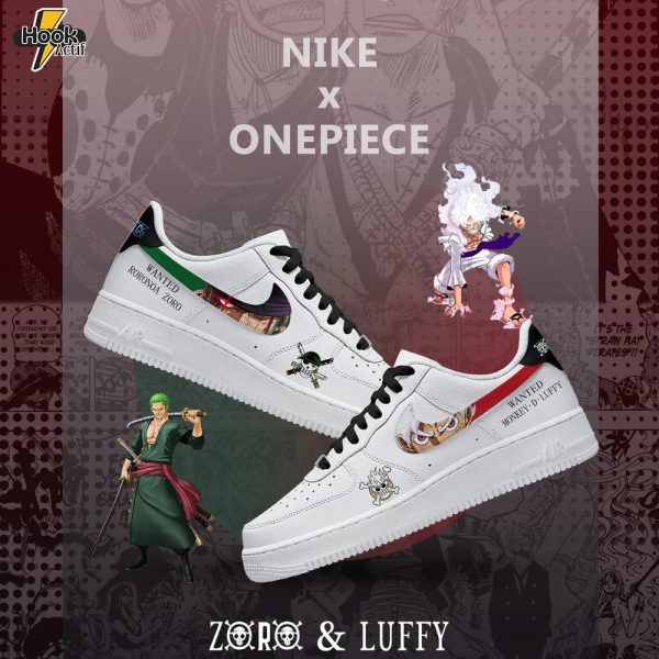 Luffy & Zoro Custom Low Sneakers