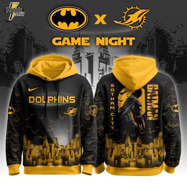 MIA Dolphins Special DC Batman Limited Edition Hoodie