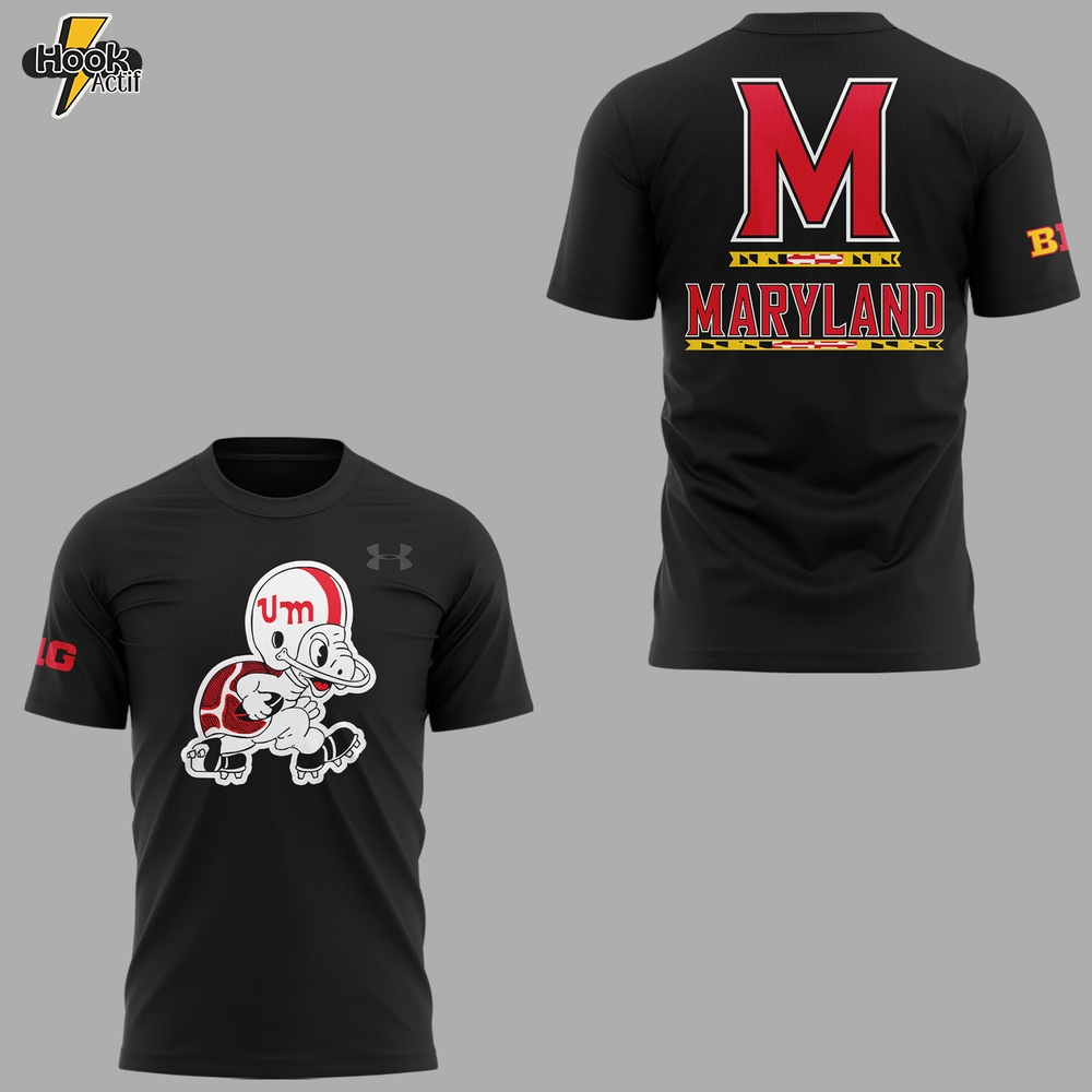 Maryland Terrapins Football x Mascot New 2025 Shirt Maryland Terrapins Football x Mascot New 2025 Shirt