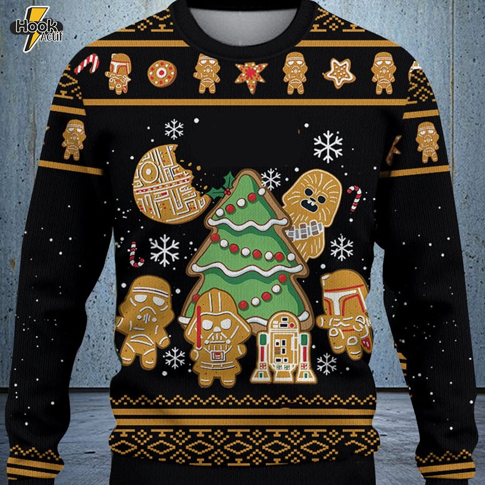 Men's Christmas Cartoon Cookie Sweatshirt Men's Christmas Cartoon Cookie Sweatshirt