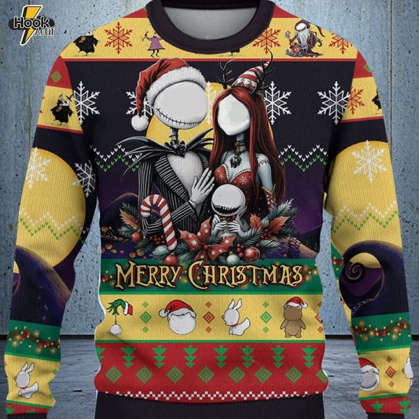 Men's Retro Christmas Cartoon Print Sweatshirt