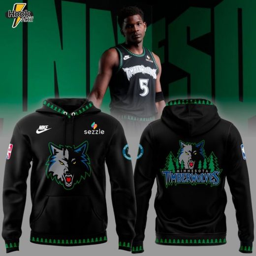 Minnesota Timberwolves Bring Back the Black Trees 2025-2026 Hoodie v1