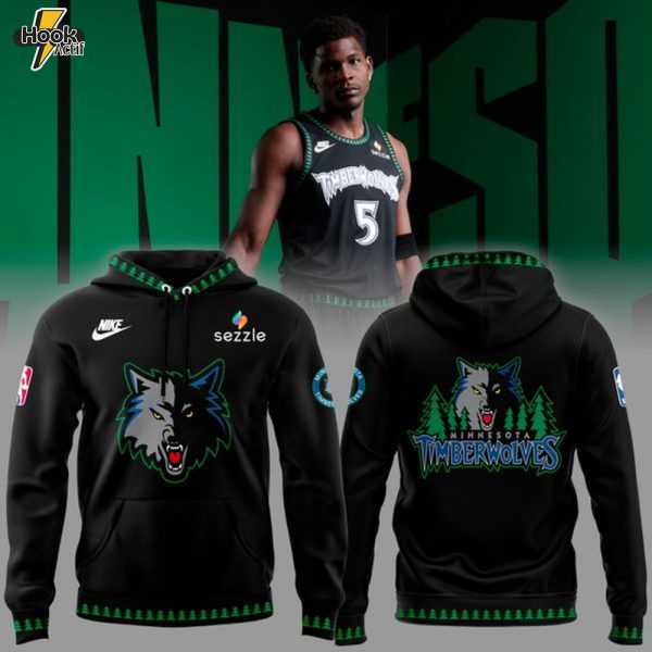 Minnesota Timberwolves Bring Back the Black Trees 2025-2026 Hoodie v1