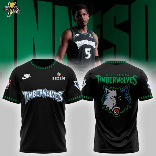 Minnesota Timberwolves Bring Back the Black Trees 2025-2026 T-Shirt v2