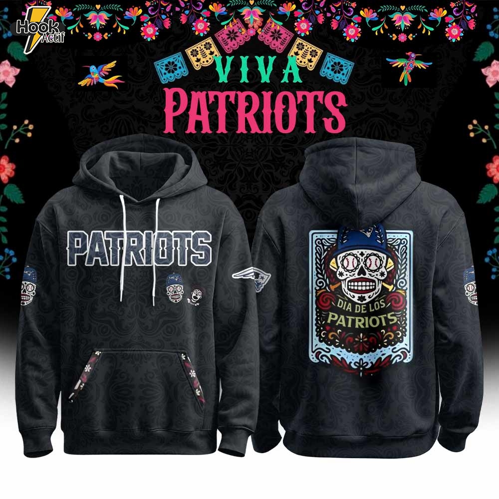 New England Patriots x Día de los Muertos Hoodie New England Patriots x Día de los Muertos Hoodie