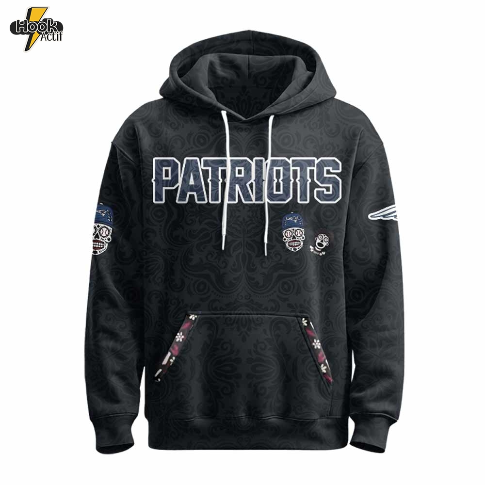 New England Patriots x Día de los Muertos Hoodie New England Patriots x Día de los Muertos Hoodie