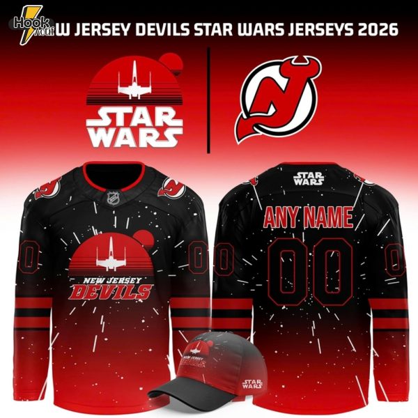 New Jersey Devils x Star Wars Custom Hockey Jersey
