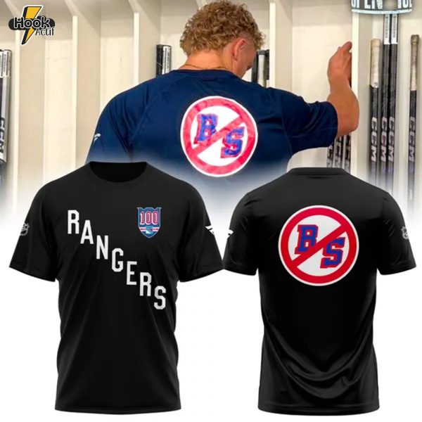 New York Rangers "No BS" 2025 T-Shirt (Black)