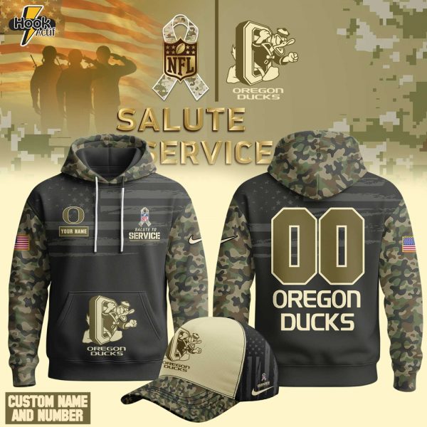 Oregon Ducks Salute to Service Hoodie