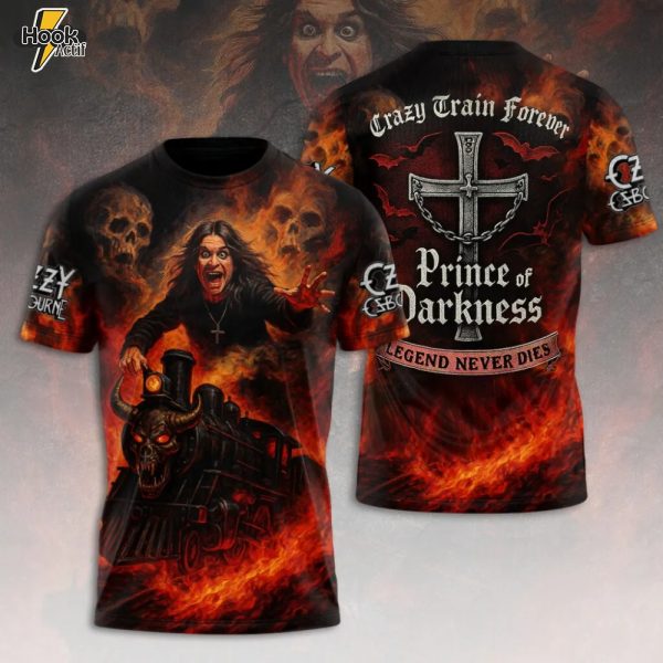 Ozzy Osbourne 3D Tshirt 2025 Limited Edition