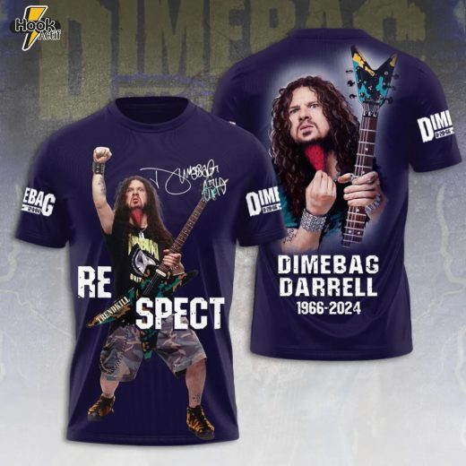 Pantera x Dimebag Darrell 3D Tshirt 2025 Limited Edition