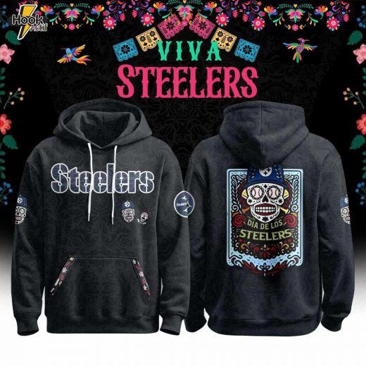Pittsburgh Steelers x Día de los Muertos Hoodie