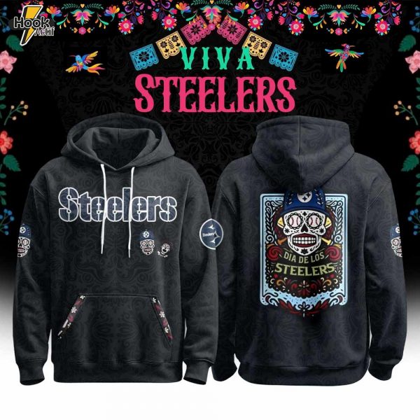 Pittsburgh Steelers x Día de los Muertos Hoodie