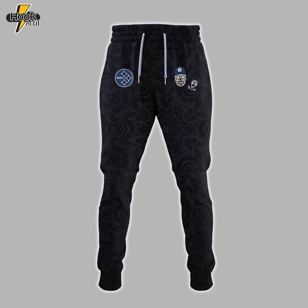 Pittsburgh Steelers x Día de los Muertos Hoodie Pittsburgh Steelers x Día de los Muertos Hoodie