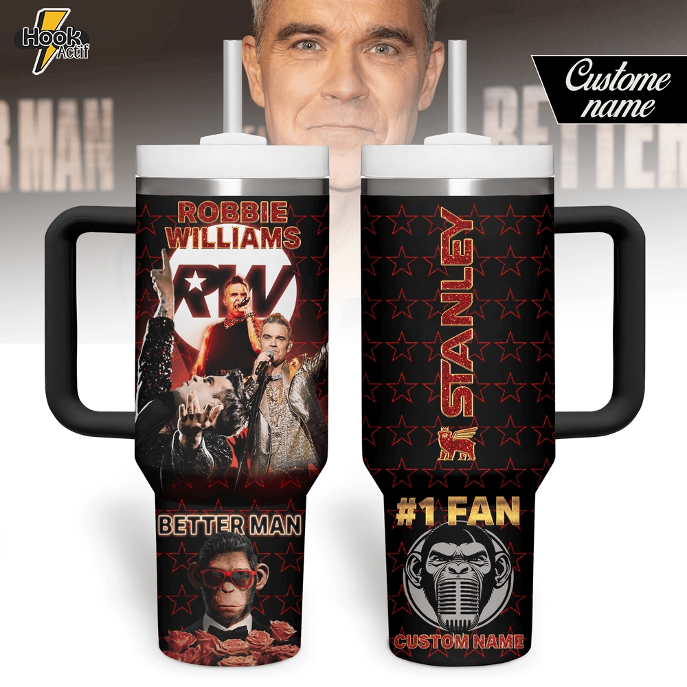 Robbie Williams Stanley Tumbler Cup Robbie Williams Stanley Tumbler Cup